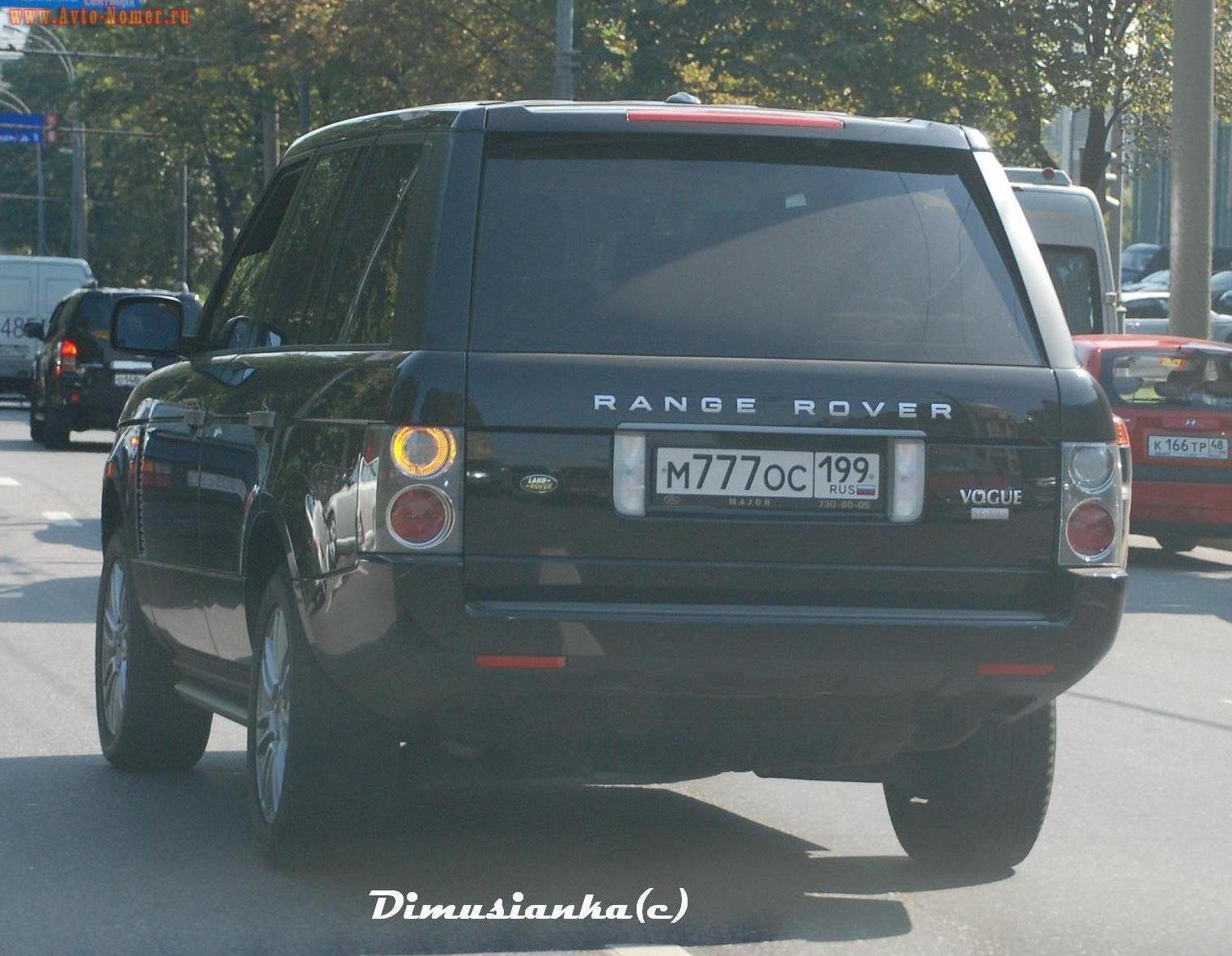 м 777 ос 199, Land Rover Range Rover 3rd gen (L322), 2002–2012