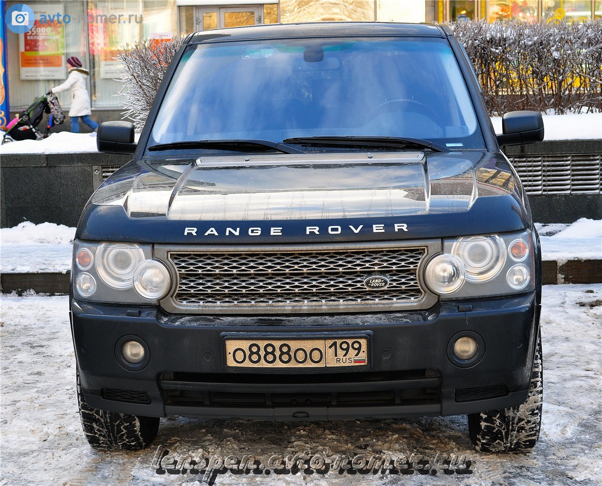 о 888 оо 199, Land Rover Range Rover 3rd gen (L322), 2002–2012