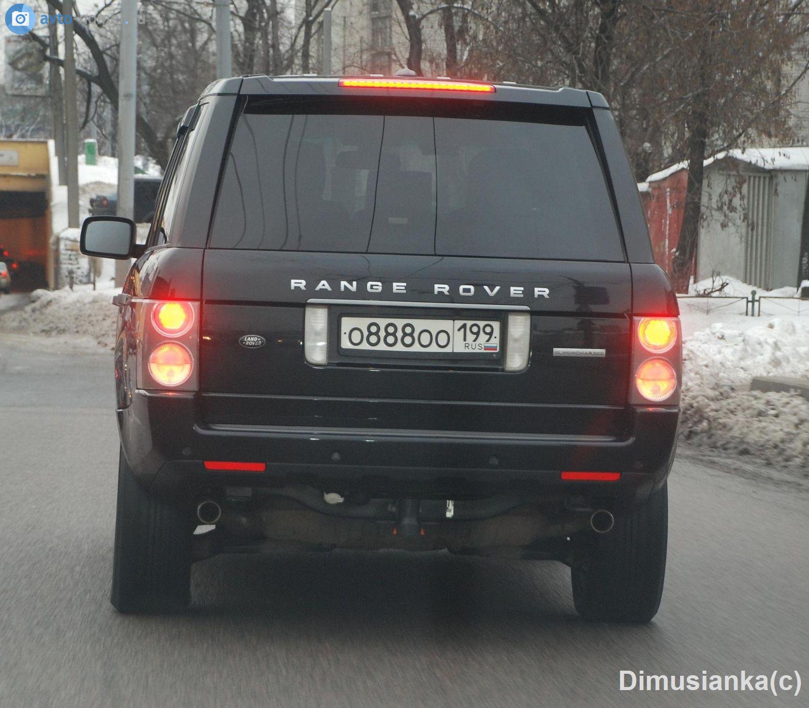 о 888 оо 199, Land Rover Range Rover 3rd gen (L322), 2002–2012