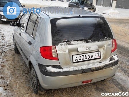 а 006 ха 21, Hyundai Getz 