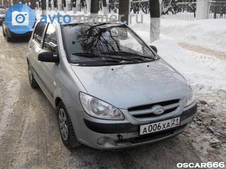 а 006 ха 21, Hyundai Getz 