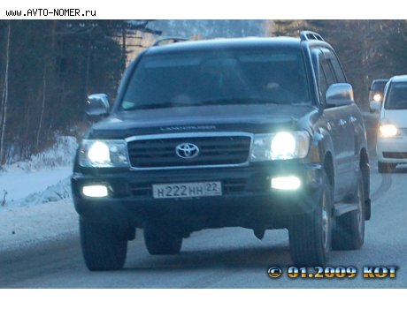 н222нн22, Toyota Land Cruiser