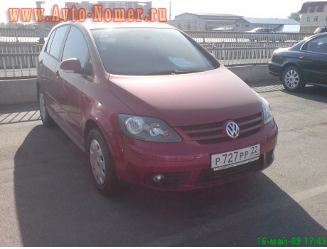 р727рр22, Volkswagen Golf Plus