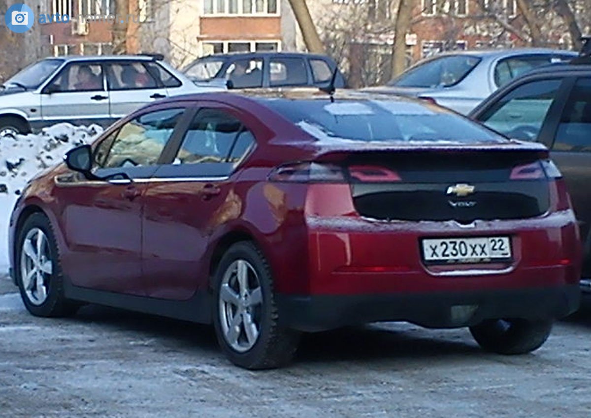 х 230 хх 22, Chevrolet Volt 1st gen (Delta II), 2010–2015