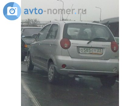 о585ст23, Chevrolet Spark