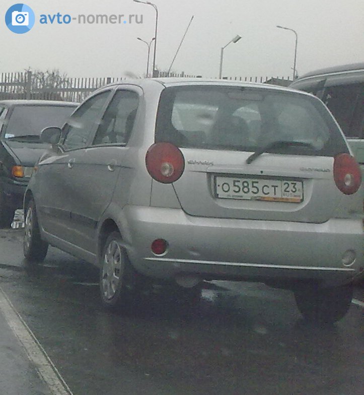 о 585 ст 23, Chevrolet Spark 2nd gen (M200/M250), 2005–2010 (–2018 for LATAM-market)