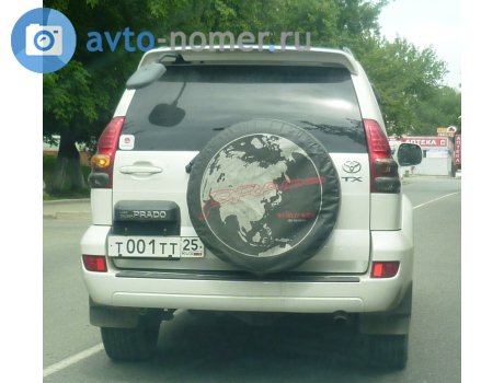 т001тт25, Toyota Land Cruiser Prado
