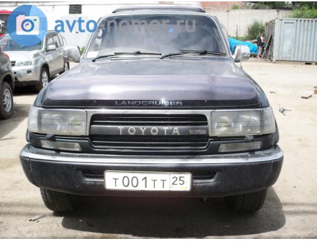 т001тт25, Toyota Land Cruiser