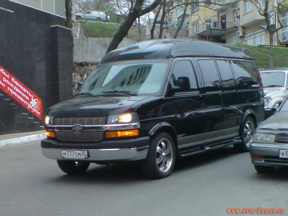 м 777 см 25, Chevrolet Express 1st gen (GMT610), facelift, 2002–