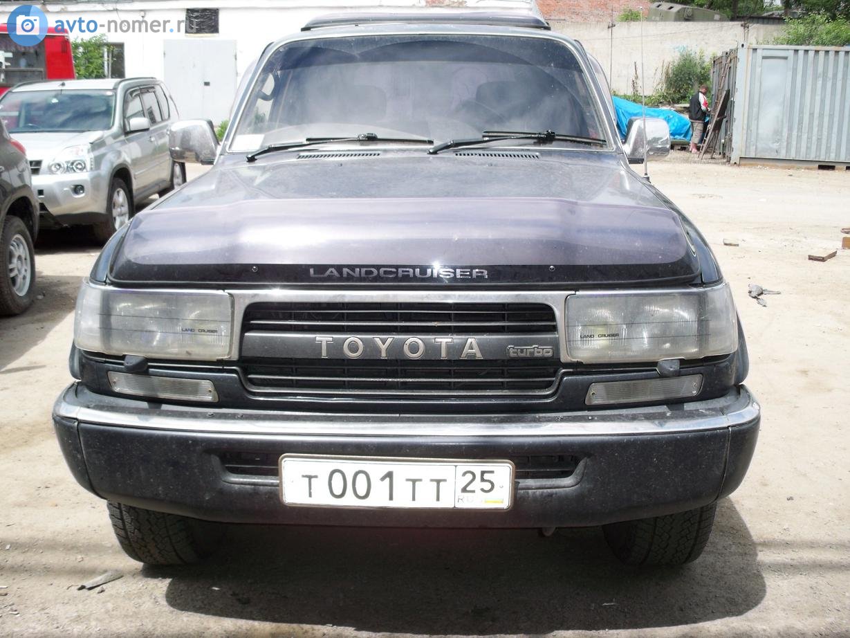 т 001 тт 25, Toyota Land Cruiser 80 (J80), 1989–1997