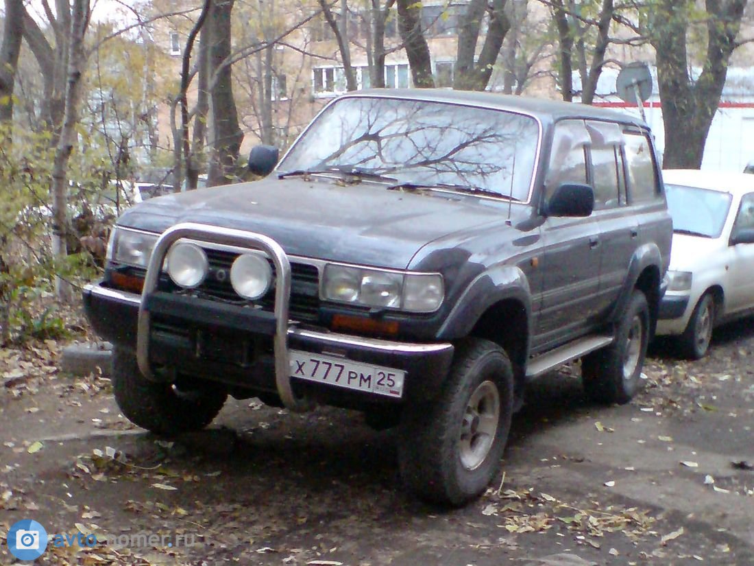 х 777 рм 25, Toyota Land Cruiser 80 (J80), 1989–1997