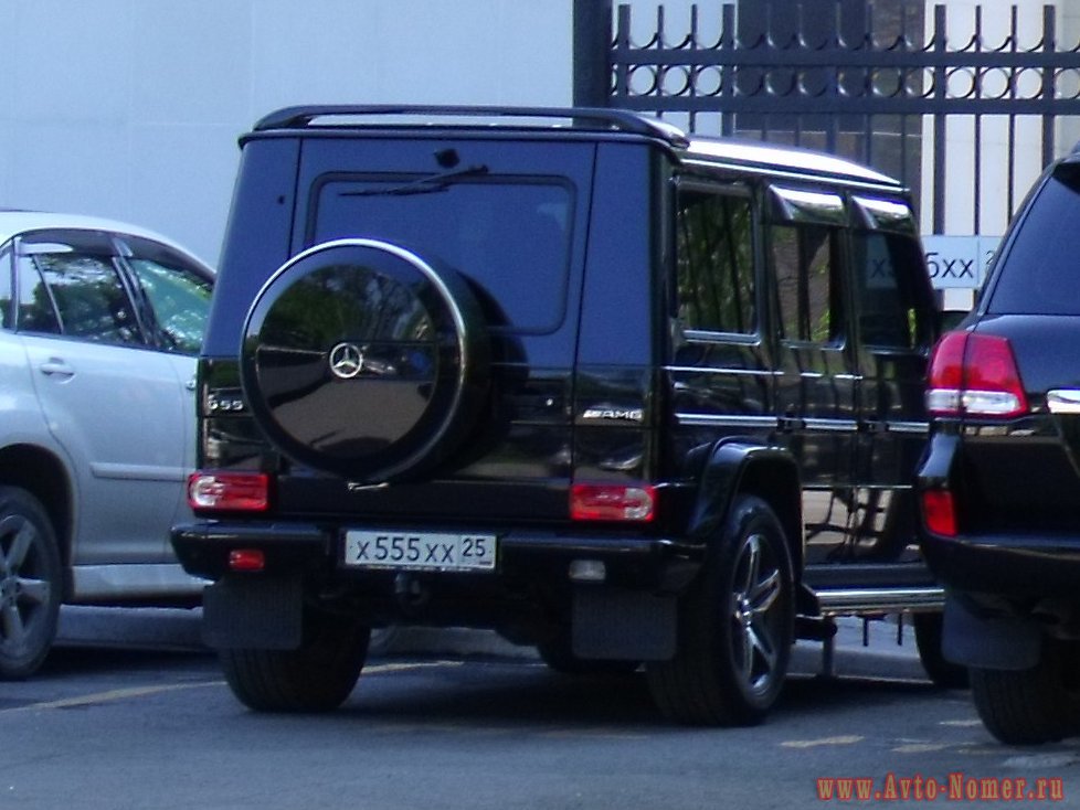 х 555 хх 25, Mercedes-Benz G-Klasse 