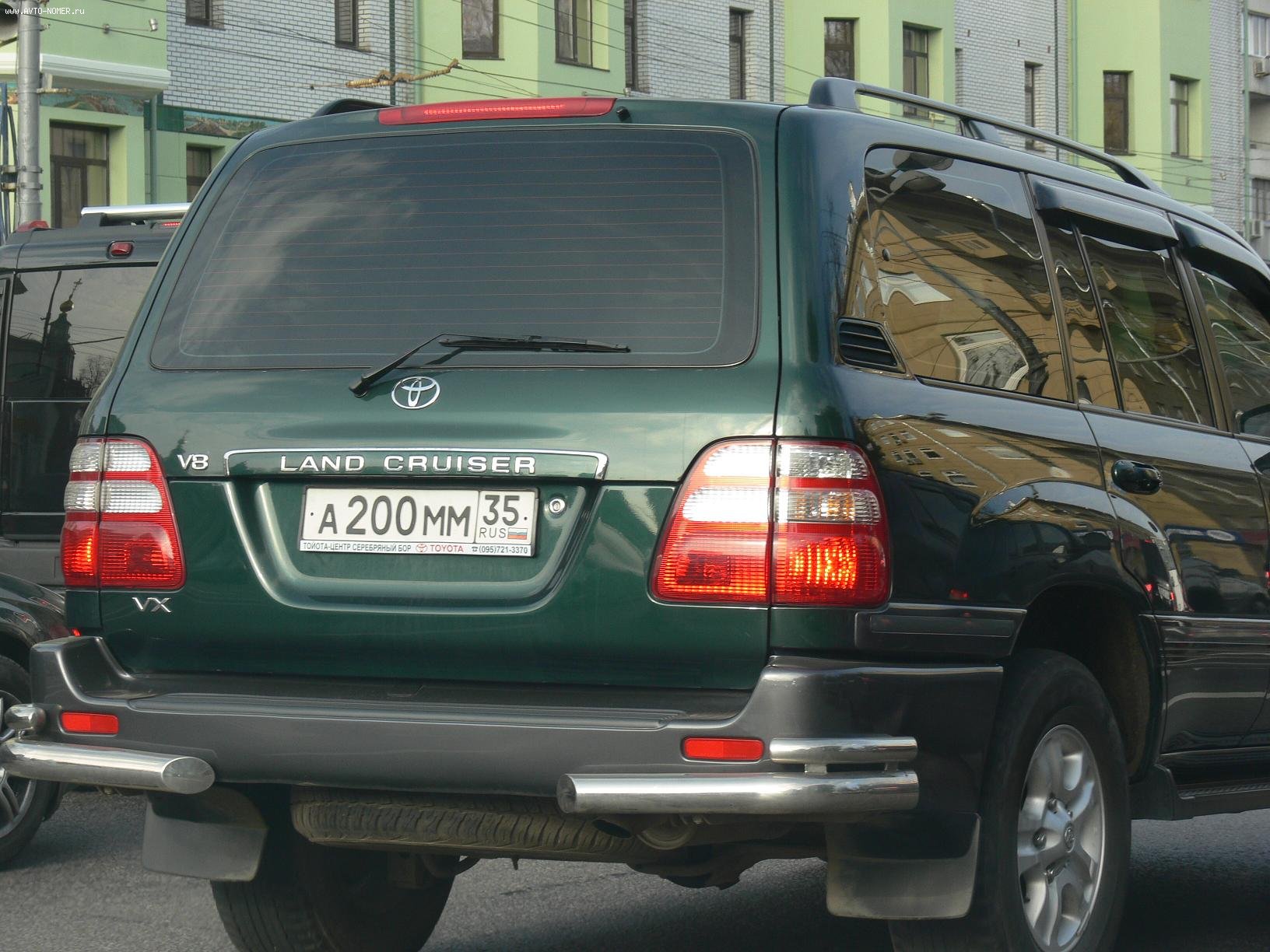 а 200 мм 35, Toyota Land Cruiser 100 (J100), 1998–2007