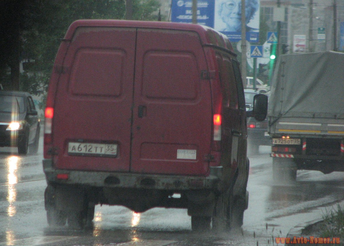 а 612 тт 35, GAZ 2705 ГАЗель 3-2705 Van, facelift, 2003–