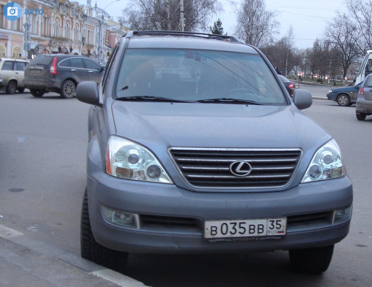 в 035 вв 35, Lexus GX 1st gen (J120), 2002–2009