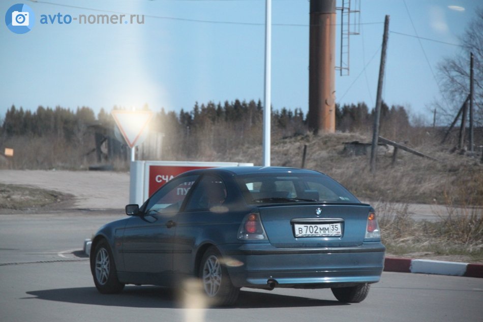 в 702 мм 35, BMW 3 Series 4th gen Compact Hatch (E46/5), 2001–2004