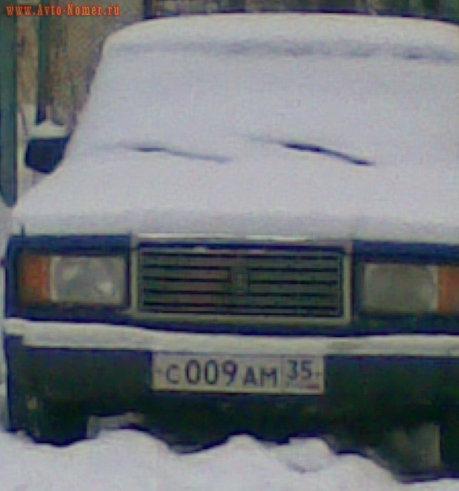с 009 ам 35, Lada (VAZ) 2107 Жигули (Nova / Riva / Signet / 1500), 1982–2014