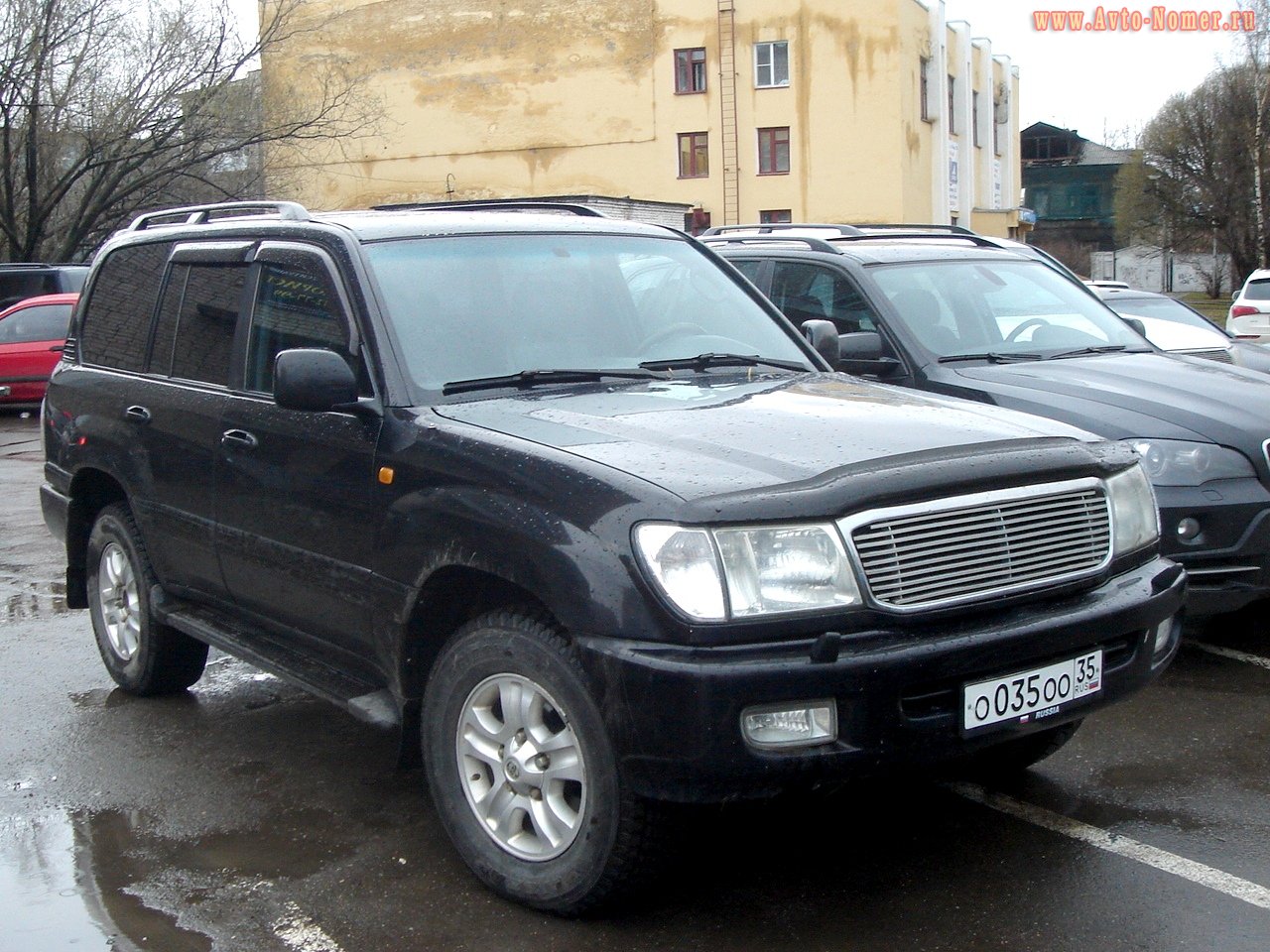 о 035 оо 35, Toyota Land Cruiser 100 (J100), 1998–2007