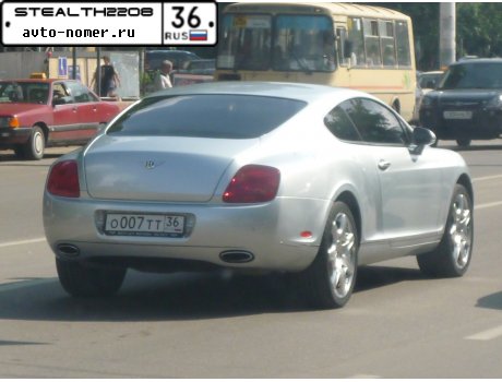 о007тт36, Bentley Continental