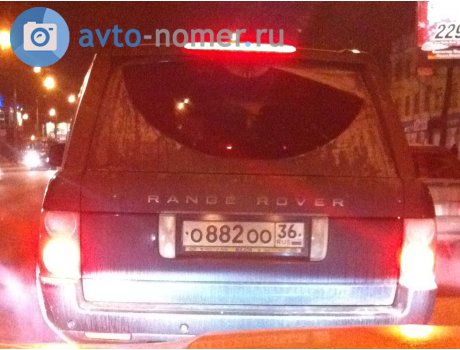 о882оо36, Land Rover Range Rover