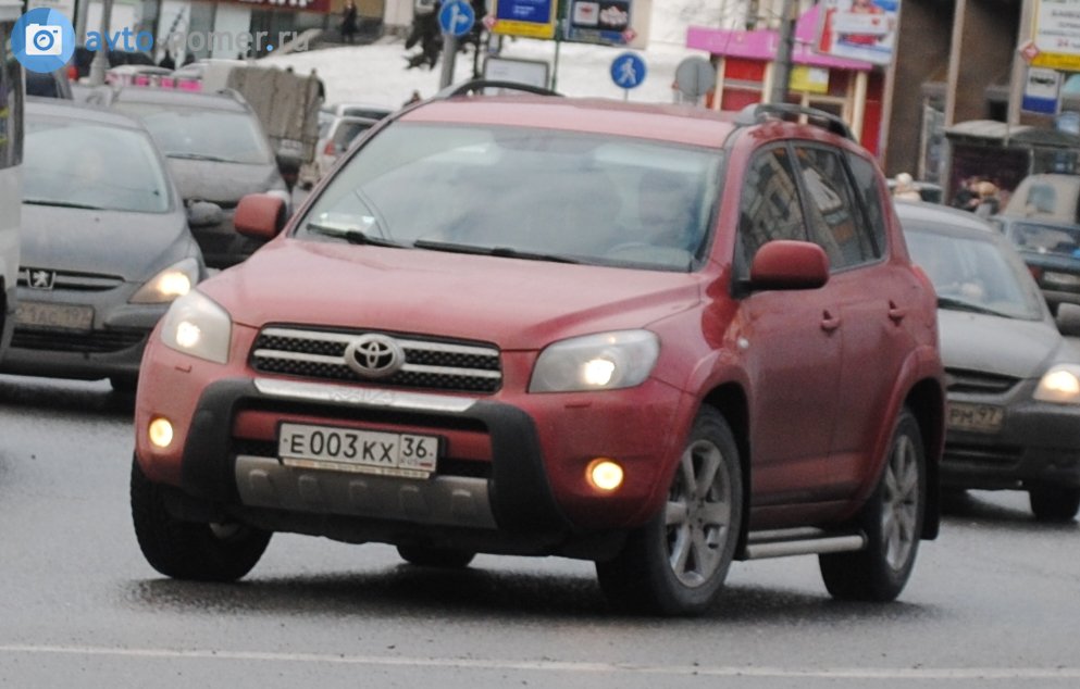 е 003 кх 36, Toyota RAV4 3rd gen (XA30), 2005–2013 (–2016 for JP-market)