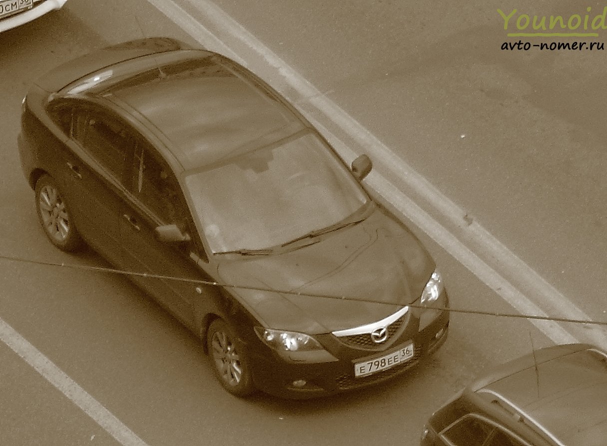 е 798 ее 36, Mazda 3 