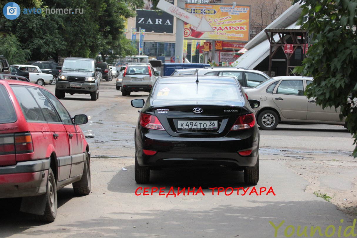 к 494 то 36, Hyundai Solaris 1st gen Sedan (RB), 2011–2014