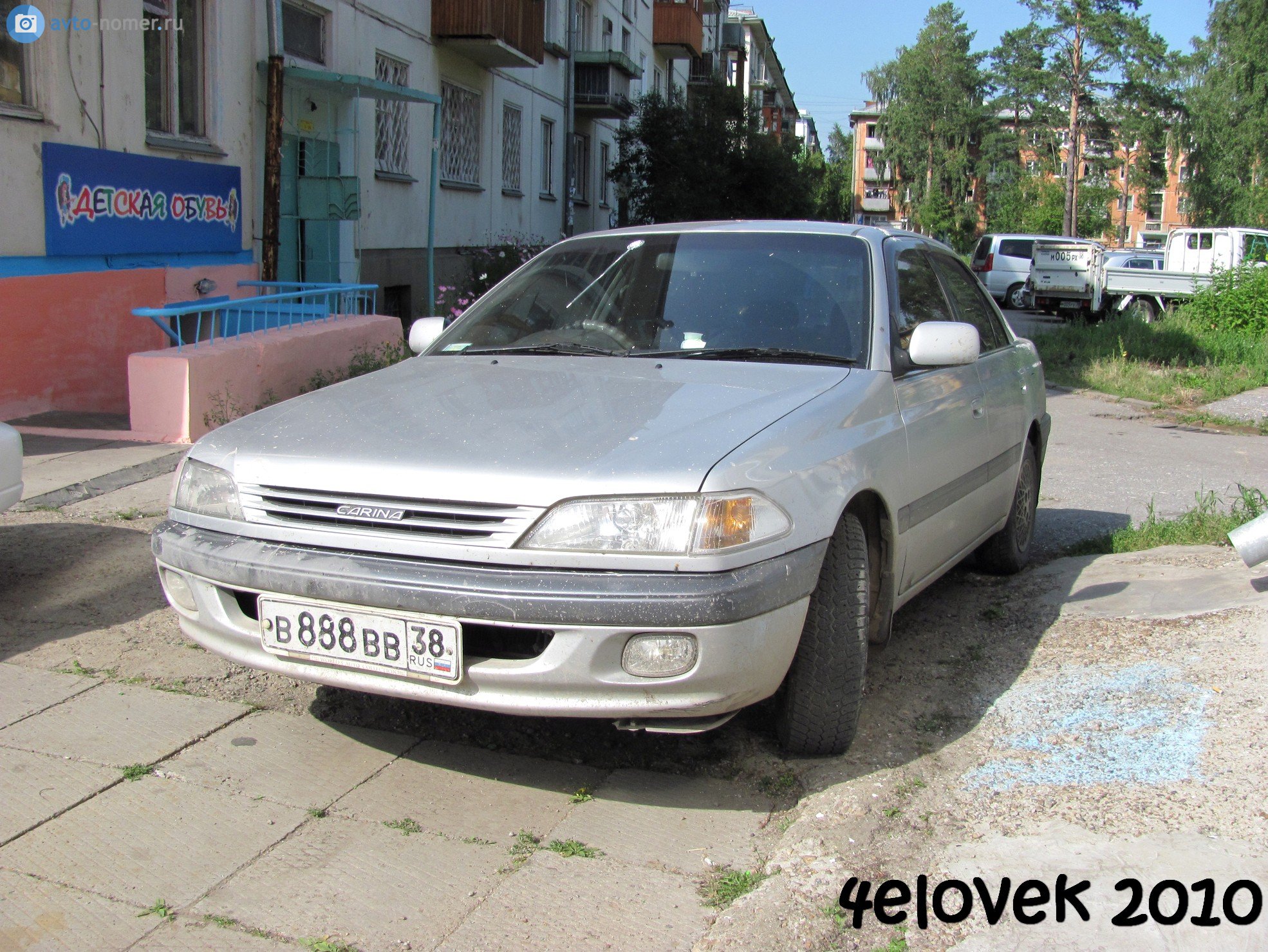 в 888 вв 38, Toyota Carina 7th gen (T210), 1996–2001