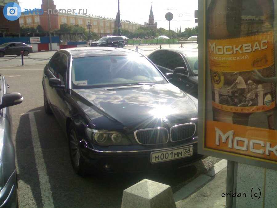 м 001 мм 38, BMW 7 Series 4th gen (E65–E68), facelift, 2005–2008