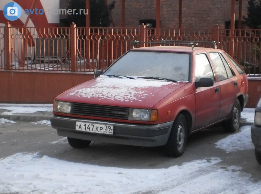 а 147 кр 39, Hyundai Pony 3rd gen 5-door Hatch (X1; EU-market), 1985–1989