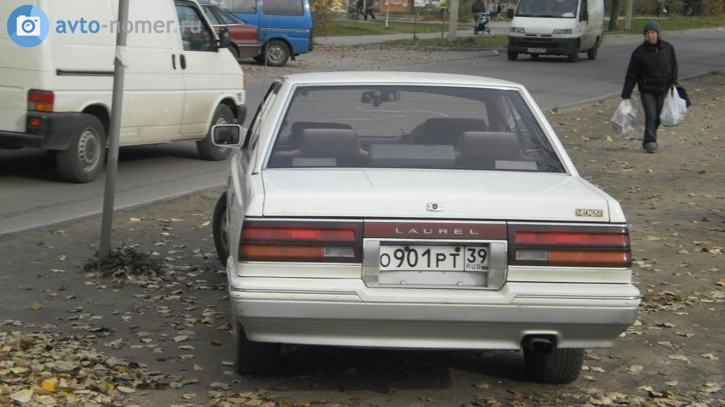 о 901 рт 39, Nissan Laurel 6th gen Hardtop (C32), facelift, 1986–1988