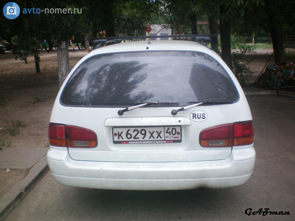 к 629 хх 40, Toyota Camry 3rd gen Wagon (XV10; Global-market), 1992–1997