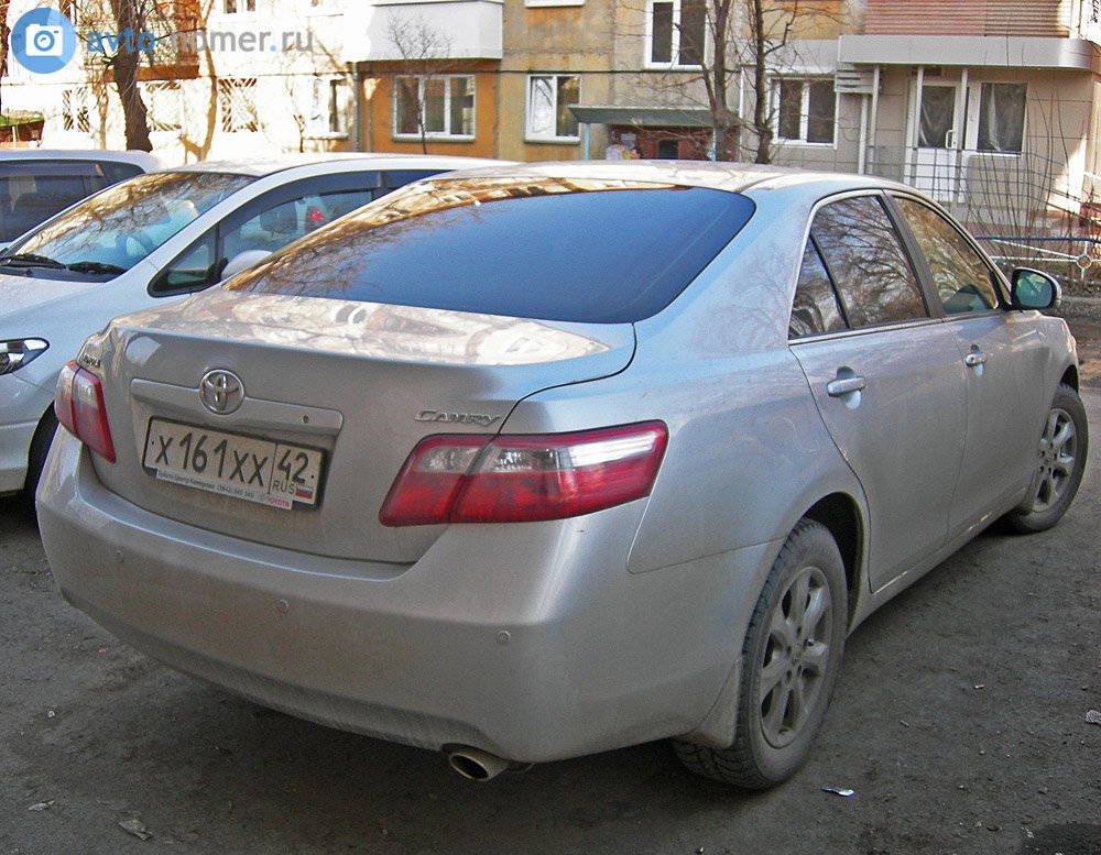 х 161 хх 42, Toyota Camry 6th gen (XV40; Global-market), 2006–2011