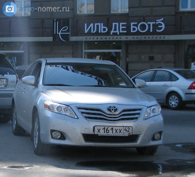 х 161 хх 42, Toyota Camry 6th gen (XV40; Global-market), 2006–2011