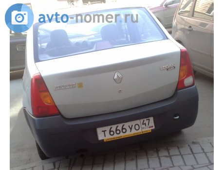 т666уо47, Renault Logan