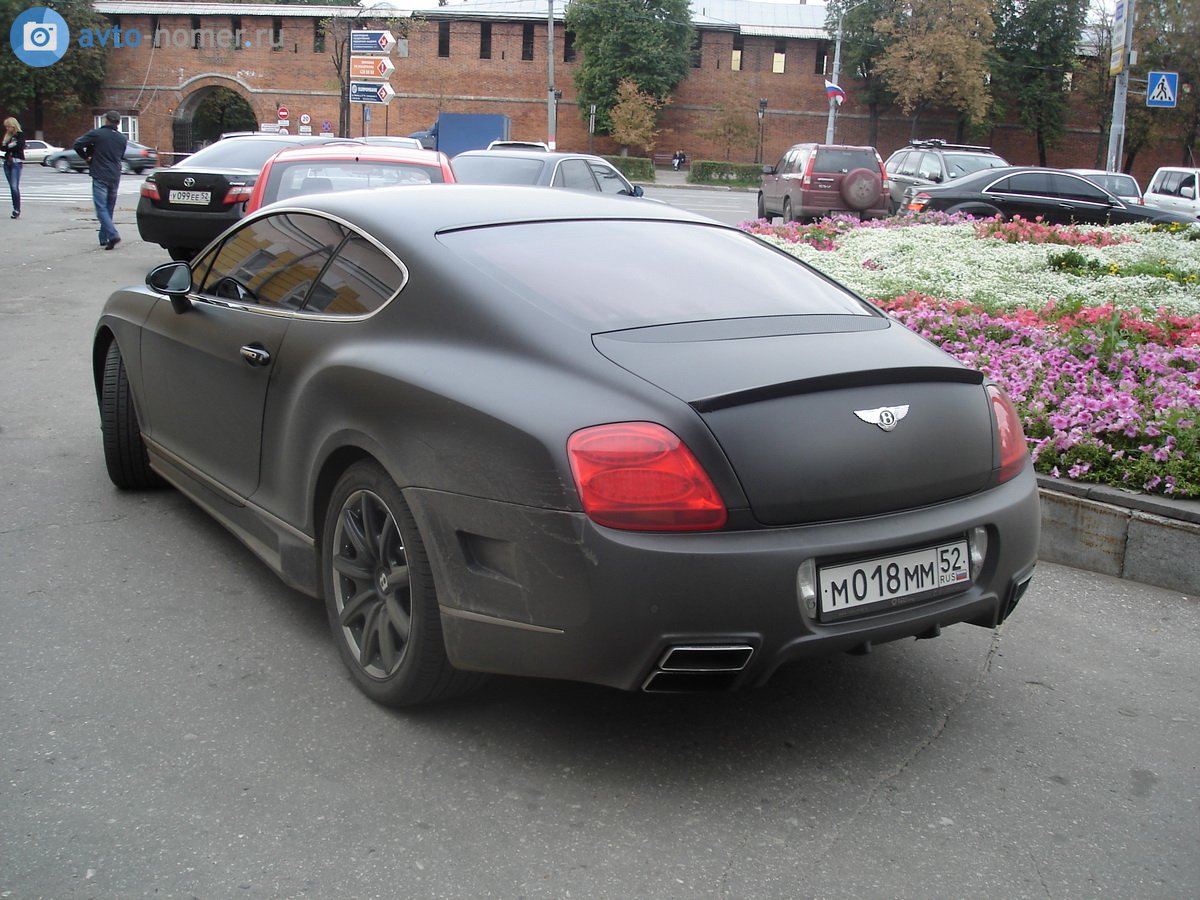 м 018 мм 52, Bentley Continental 4th gen GT, 2003–2011