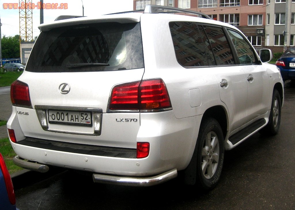 о 001 ан 52, Lexus LX 3rd gen (J200), 2007–2012