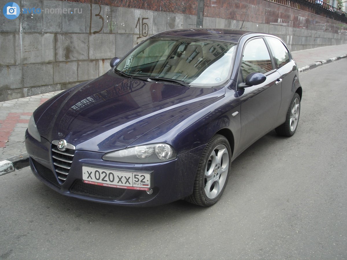 х 020 хх 52, Alfa Romeo 147 1st gen 5-door Hatch (937B), facelift, 2004–2010