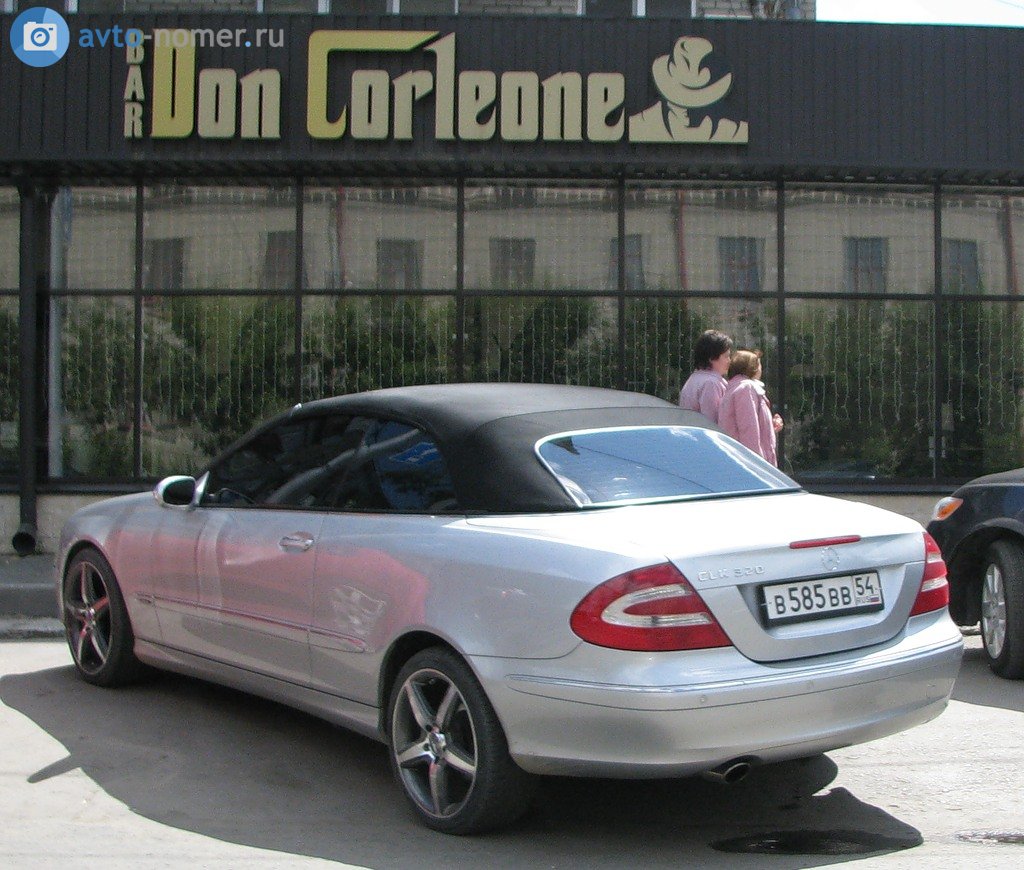 в 585 вв 54, Mercedes-Benz CLK-Klasse 2nd gen Cabrio (C209), 2003–2010