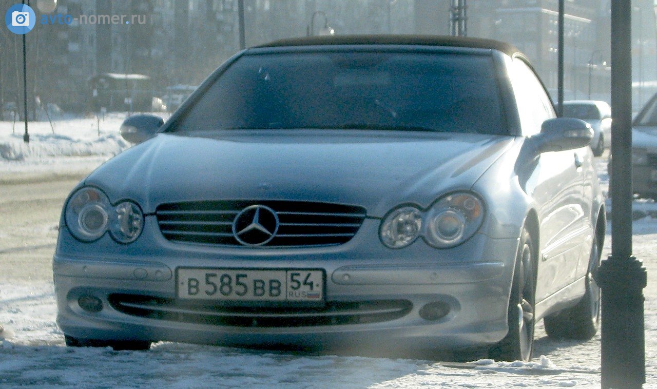 в 585 вв 54, Mercedes-Benz CLK-Klasse 2nd gen Cabrio (C209), 2003–2010