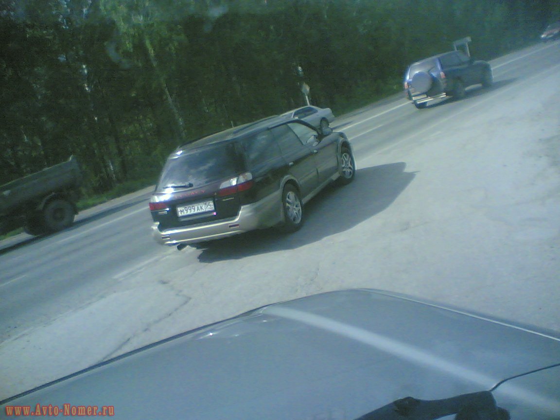 м 999 ак 54, Subaru Legacy 