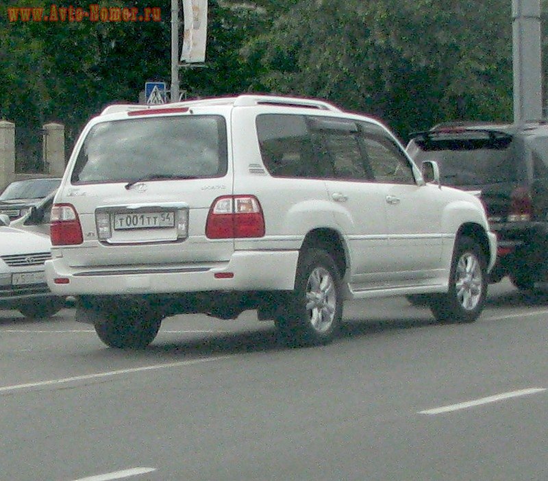 т 001 тт 54, Lexus LX 2nd gen (J100), 1998–2007