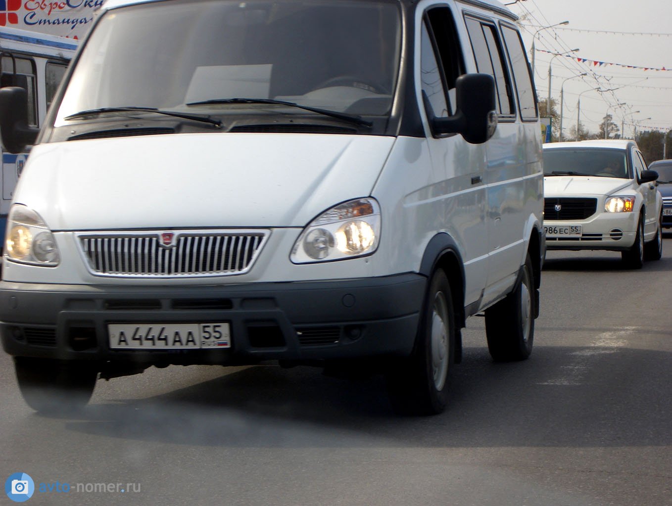 а 444 аа 55, GAZ Соболь (Sobol) 2217 Minibus, facelift, 2003–