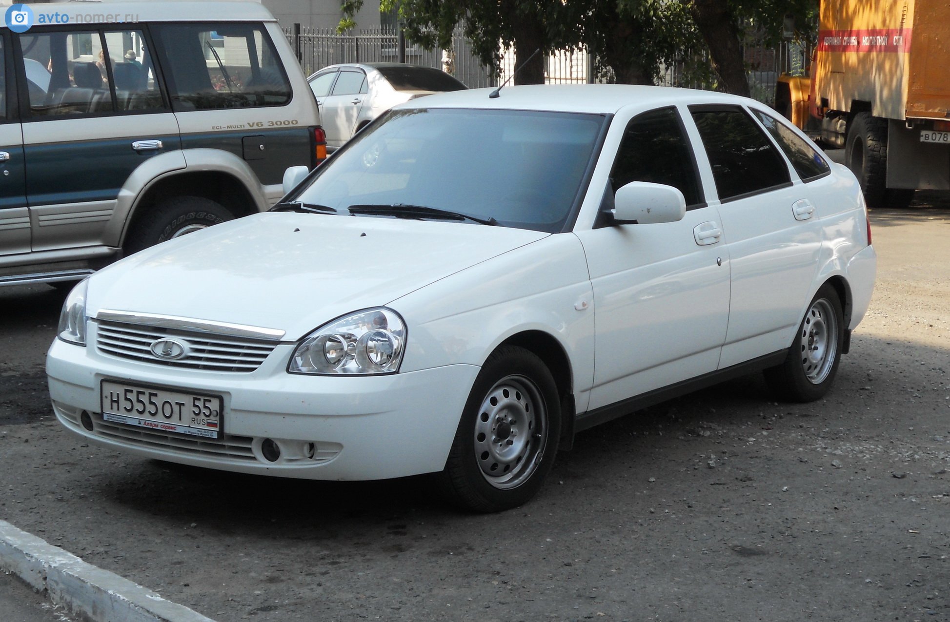 н 555 от 55, Lada (VAZ) 2172 Priora 