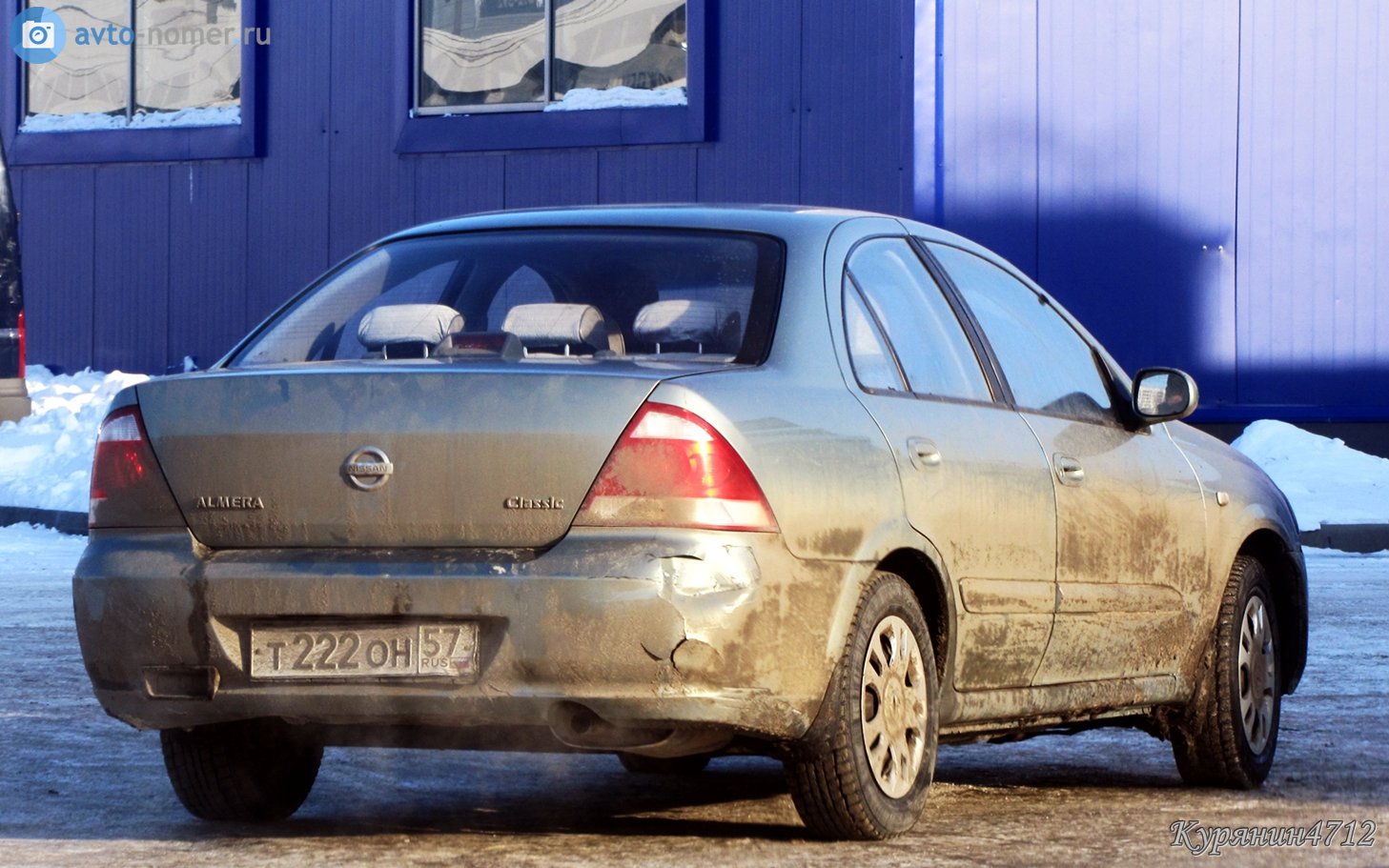 т 222 он 57, Nissan Almera 2nd gen Classic Sedan (B10; CIS-market), 2006–2013