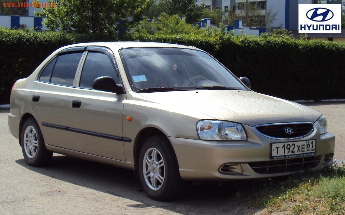 т 192 хе 61, Hyundai Accent 2nd gen Sedan (LC), 1999–2003 (–2016 for others)