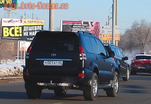 м 001 ат 63, Toyota Land Cruiser Prado 3rd gen 5-door SUV (J120), 2002–2009