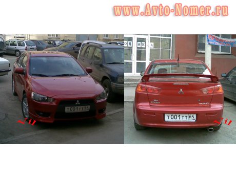т001тт64, Mitsubishi Lancer