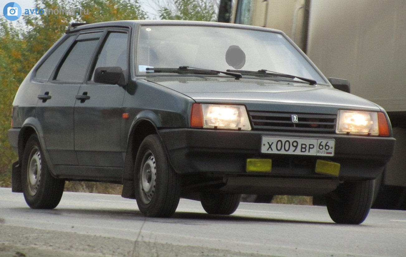 х 009 вр 66, Lada (VAZ) 2109 2109 Спутник (Samara/Forma/Sputnik), 1987–2004 (–2011 for others)