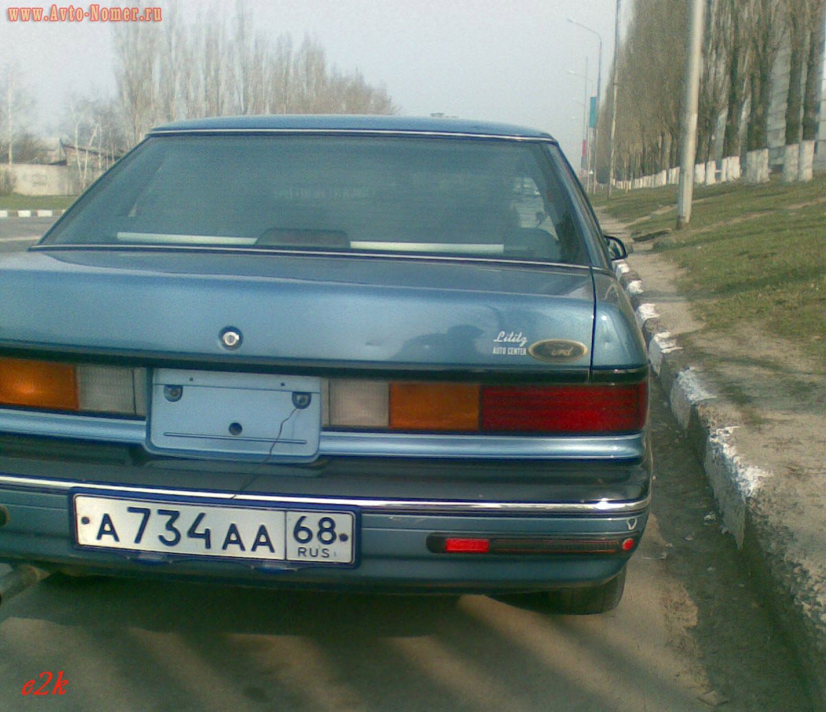 а 734 аа 68, Ford Tempo 2nd gen 4-door Sedan (54), 1987–1994